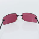CHANEL Sunglasses Plastic Black CC Auth bs36334-8