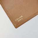 CELINE Macadam Canvas Card Case PVC Leather Brown Auth bs36336V-17