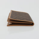 CELINE Macadam Canvas Card Case PVC Leather Brown Auth bs36336V-3
