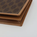 CELINE Macadam Canvas Card Case PVC Leather Brown Auth bs36336V-7