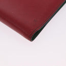 HERMES Agenda Vision Day Planner Cover Leather Red Auth bs36337-14
