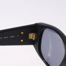 CHANEL Sunglasses Plastic Black Gold CC Auth bs36338-11