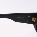 CHANEL Sunglasses Plastic Black Gold CC Auth bs36338-12