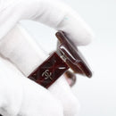 CHANEL Sunglasses Plastic Brown CC Auth bs36339-10