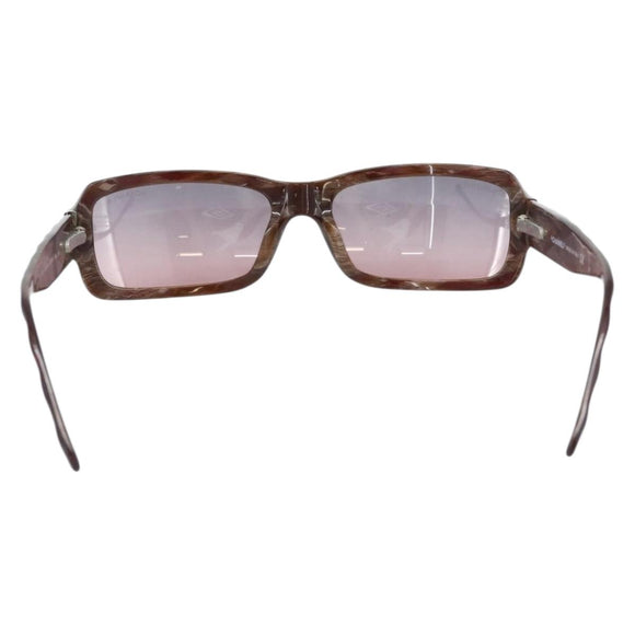 CHANEL Sunglasses Plastic Brown CC Auth bs36339