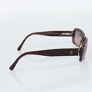 CHANEL Sunglasses Plastic Brown CC Auth bs36339-3