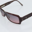 CHANEL Sunglasses Plastic Brown CC Auth bs36339-8