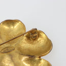 CHANEL Vintage Camellia Brooch Metal Gold Tone CC Auth bs36343V-5
