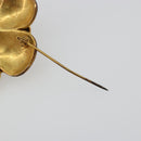 CHANEL Vintage Camellia Brooch Metal Gold Tone CC Auth bs36343V-7