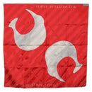 LOUIS VUITTON LV Cup 2000 Scarf Silk Red LV Auth bs36345-7