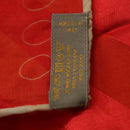 LOUIS VUITTON LV Cup 2000 Scarf Silk Red LV Auth bs36345-8