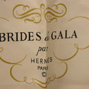 HERMES Carre 90 Scarf BRIDS De GALA Silk Blue Auth bs36346-11