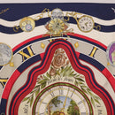 HERMES Carre 90 Scarf Parmi ls Fleurs Je Compte Les Heures Silk Auth bs36347-3