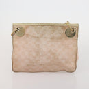 GUCCI GG Canvas Shoulder Bag 2 Set Beige Pink Auth bs36348-10