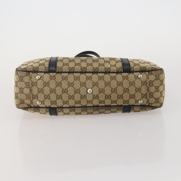 GUCCI GG Canvas Shoulder Bag 2 Set Beige Pink Auth bs36348