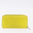 CHANEL Wallet Leather Caviar Skin 3 Set Black Pink Yellow CC Auth bs36349-16