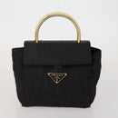 PRADA Shoulder Bag Nylon Canvas 2way 4 Set Red Black Auth bs36350-8