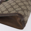 GUCCI GG Supreme Web Sherry Line Clutch Bag PVC 2 Set Beige Auth bs36351-7