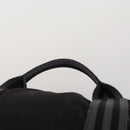 HERMES Hand Bag Canvas 2 Set Red Black Auth bs36352-6