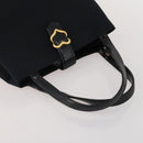 SAINT LAURENT Hand Bag Leather Canvas 2 Set Black Beige Auth bs36353-14