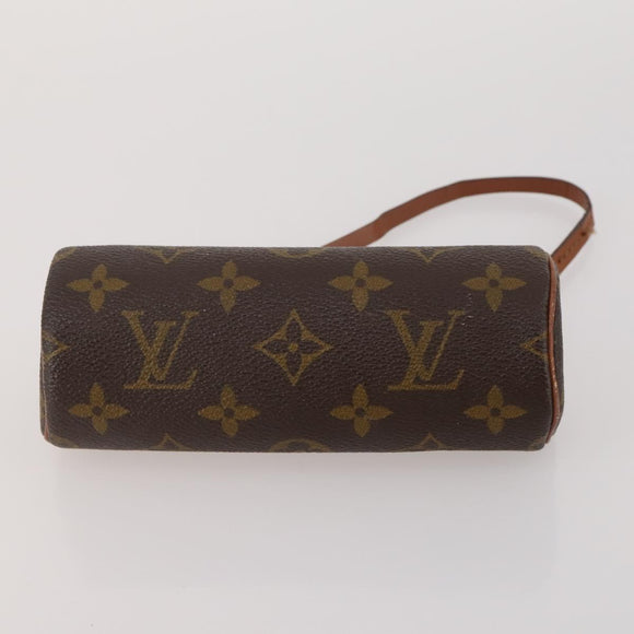 LOUIS VUITTON Monogram Vernis Pouch 4 Set Red LV Auth bs36354