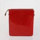 LOUIS VUITTON Monogram Vernis Pouch 4 Set Red LV Auth bs36354-16