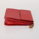 LOUIS VUITTON Monogram Vernis Pouch 4 Set Red LV Auth bs36354-17