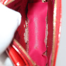 LOUIS VUITTON Monogram Vernis Pouch 4 Set Red LV Auth bs36354-21