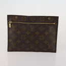 LOUIS VUITTON Monogram Vernis Pouch 4 Set Red LV Auth bs36354-22