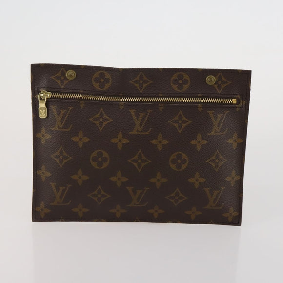 LOUIS VUITTON Monogram Vernis Pouch 4 Set Red LV Auth bs36354