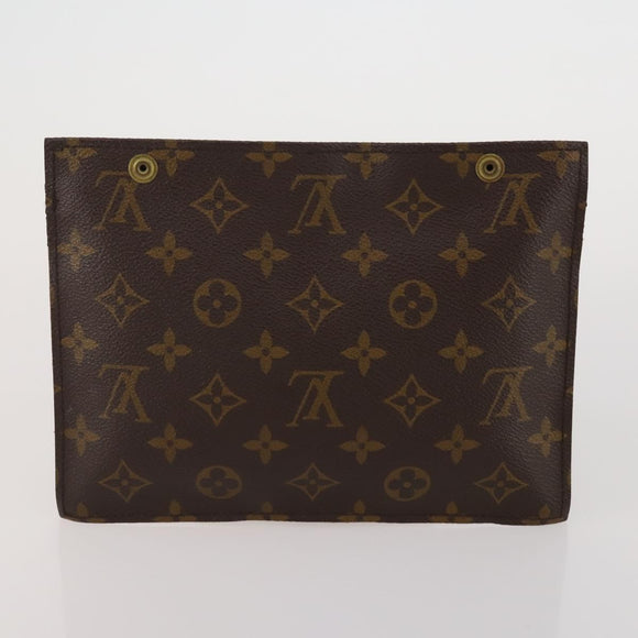 LOUIS VUITTON Monogram Vernis Pouch 4 Set Red LV Auth bs36354