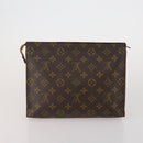 LOUIS VUITTON Monogram Vernis Pouch 4 Set Red LV Auth bs36354-3
