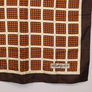 LOEWE Christian Dior Saint Laurent Scarf Silk 4 Set Red Navy Brown Auth bs36356-12
