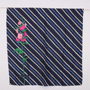 LOEWE Christian Dior Saint Laurent Scarf Silk 4 Set Red Navy Brown Auth bs36356-25
