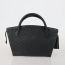 BALLY Shoulder Bag Leather PVC 4 Set Black Green Auth bs36357-10