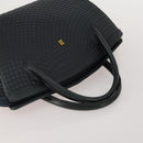 BALLY Shoulder Bag Leather PVC 4 Set Black Green Auth bs36357-12