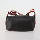 BALLY Shoulder Bag Leather PVC 4 Set Black Green Auth bs36357-16