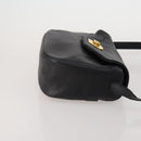 BALLY Shoulder Bag Leather PVC 4 Set Black Green Auth bs36357-23