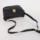 BALLY Shoulder Bag Leather PVC 4 Set Black Green Auth bs36357-24