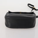 BALLY Shoulder Bag Leather PVC 4 Set Black Green Auth bs36357-25