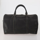 BALLY Shoulder Bag Leather PVC 4 Set Black Green Auth bs36357-3