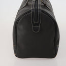 BALLY Shoulder Bag Leather PVC 4 Set Black Green Auth bs36357-4