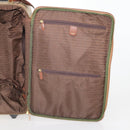 BURBERRY Nova Check Carry Case PVC Beige Gold Auth bs36358-26