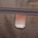 BURBERRY Nova Check Carry Case PVC Beige Gold Auth bs36358-27