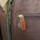BURBERRY Nova Check Carry Case PVC Beige Gold Auth bs36358-28