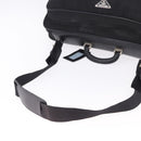 PRADA Garment Cover Nylon Black Silver Auth bs36359-9