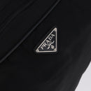 PRADA Garment Cover Nylon Black Silver Auth bs36359-21