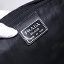 PRADA Garment Cover Nylon Black Silver Auth bs36359-22