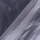 PRADA Garment Cover Nylon Black Silver Auth bs36359-10