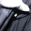PRADA Garment Cover Nylon Black Silver Auth bs36359-11